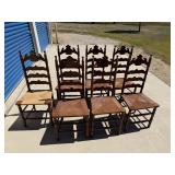 (7) Cane-Seat Chairs