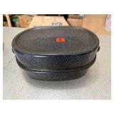 Vintage Enamel Granite Ware Roaster