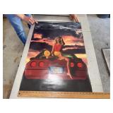(3) Corvette Lady Posters