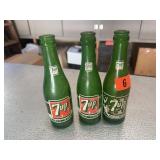 Vintage 7-UP Bottles--Pierre/Aberdeen SD