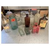Antique Glass Bottles & Jars