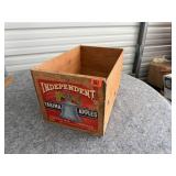 Independent Wooden Apple Crate