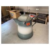Vintage Enamel Coffee Pot
