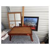 Folding Tv Tray, Picture, Mirror