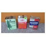 3 Vintage Metal Cans