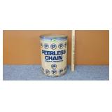 Peerless Chain Metal Storage Drum