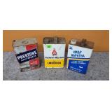3 Vintage Metal Cans