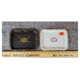 Nashco Hand Painted Serving Trays (2)