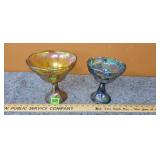 Carnival Glass Compote Bowls