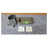 Bremwell Metal Sifter, Ovenex Bread Pan