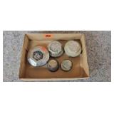 Assorted Vintage Grease/Hub Caps