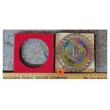 Carnival Glass Collector Plate 1974