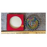 Carnival Glass Collector Plate 1973