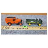 Cast Coin Bank & JD Truck