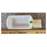 9x5 Milk Glass Loaf Pan