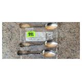 3 Antique Silver Plated Tbsp