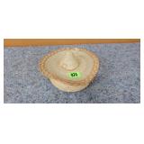 Woven Hat Basket w/ California Raisins Figures