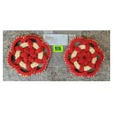 Crochet Pot Holders made w/Canning Seal Rings