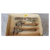 Vintage Monkey Pipe Wrenches (3)