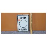 Spink Co Highway Sign
