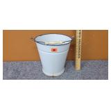 Vintage Enamel Bucket