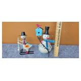 Tin Snowman Art D©cor
