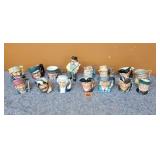 Collection of Toby Mugs