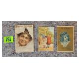 3 Victorian Trade Cards