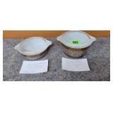 Pyrex Brown Woodland Casserole Dishes
