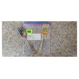 2 Large Antque Serving Forks