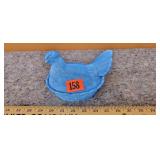 Blue Hen on Nest