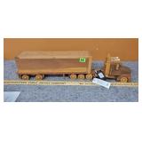 Handmade Wooden Semi by 6D Wood & Steel