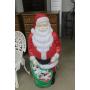 Plastic Yard Santa 