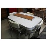 Chrome Leg Table & Chairs