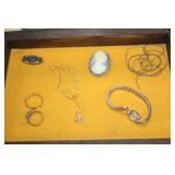 14kt ring & necklace