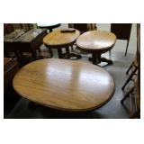Oak Coffee Table & Endstands