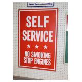 Double Sided Station Sign 