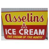 Asselins Ice Cream Sign 