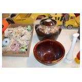 Brown Drip Pottery 