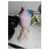 Pink Glass Lamp 
