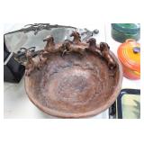 Ceramic Horse Bowl 