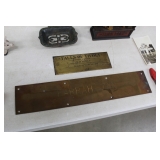 Brass Plaques