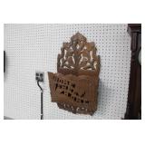 Carved Letter Box