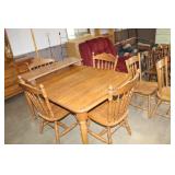 Oak Table & Chairs