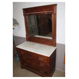 Marble Top Dresser 
