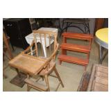 Highchair, Step Bench 