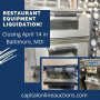 Restaurant Equipment Auction