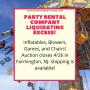 Party Rental Company Liquidating Excess