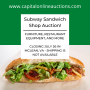 Subway Sandwich Shop Auction
