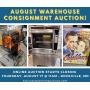 August Warehouse Consignment Auction!